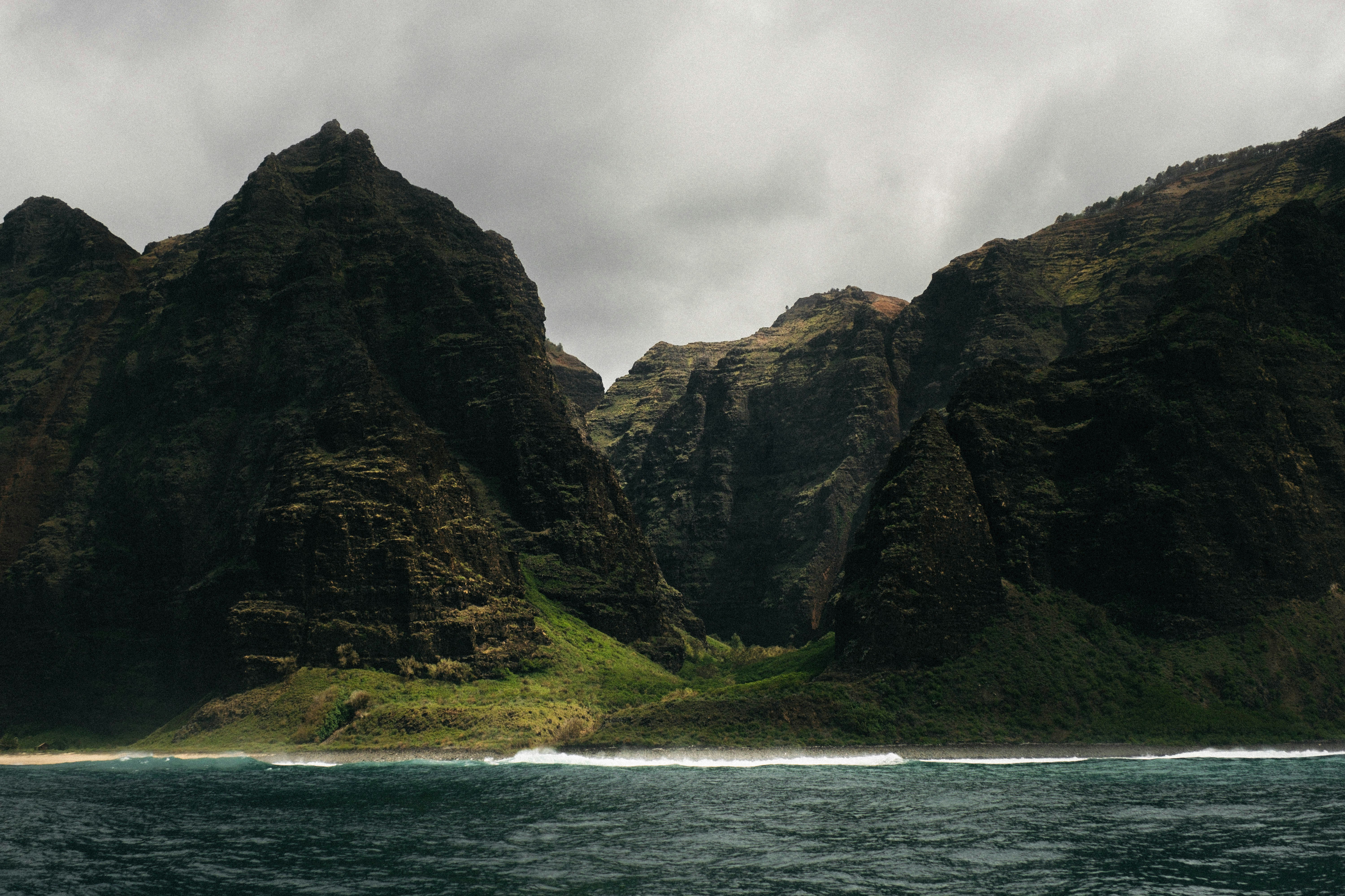 Coastal Cliffs and Deep Blue Sea