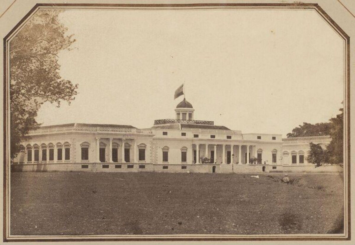 Vintage Colonial Government Building