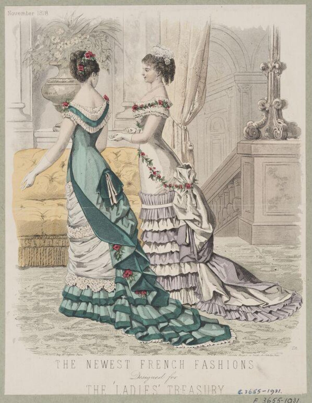 1878 French Fashion Illustration