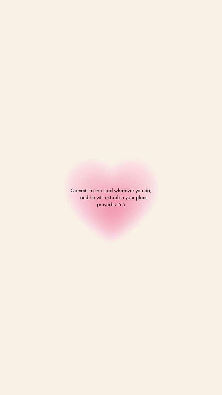 Proverbs 16:3 Bible Verse Quote