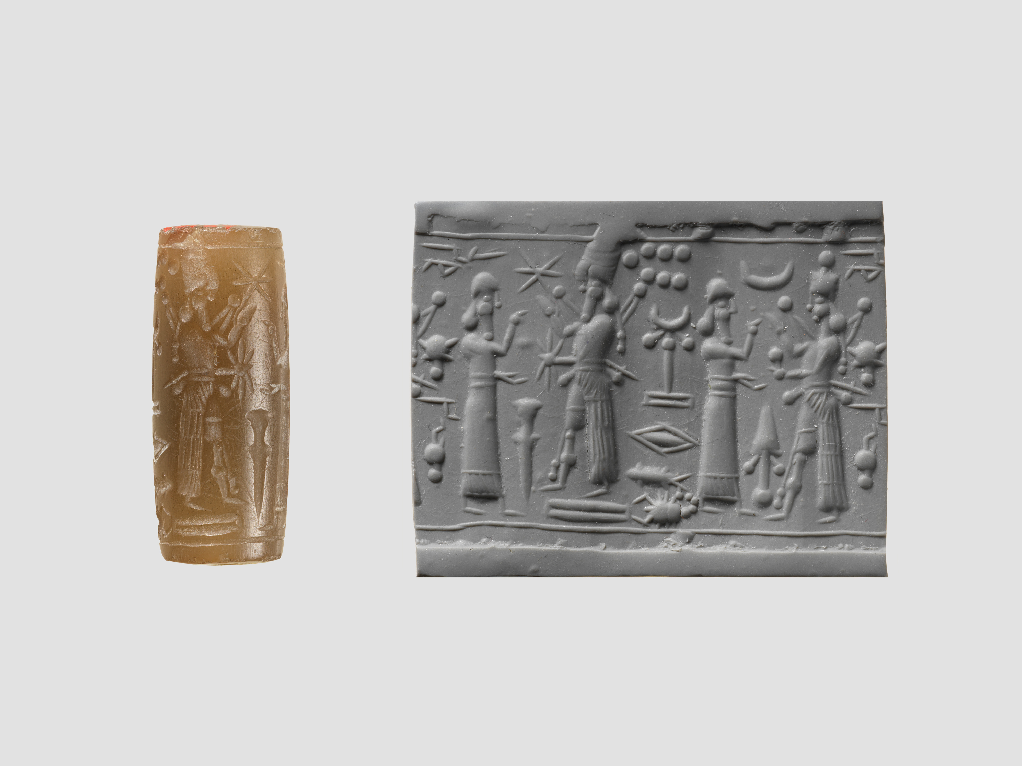 Ancient Cylinder Seal and Impression