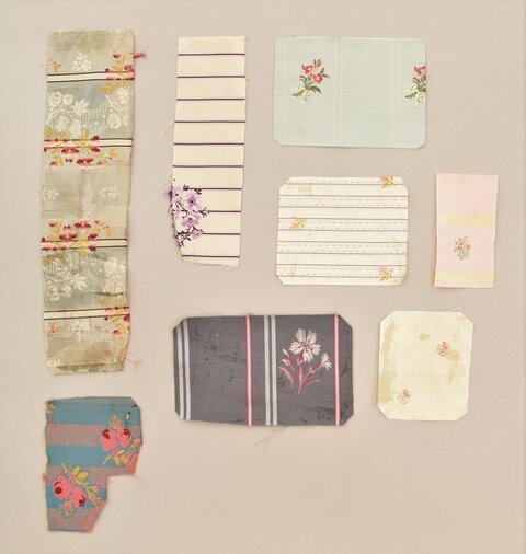 Collection of Vintage Fabric Swatches