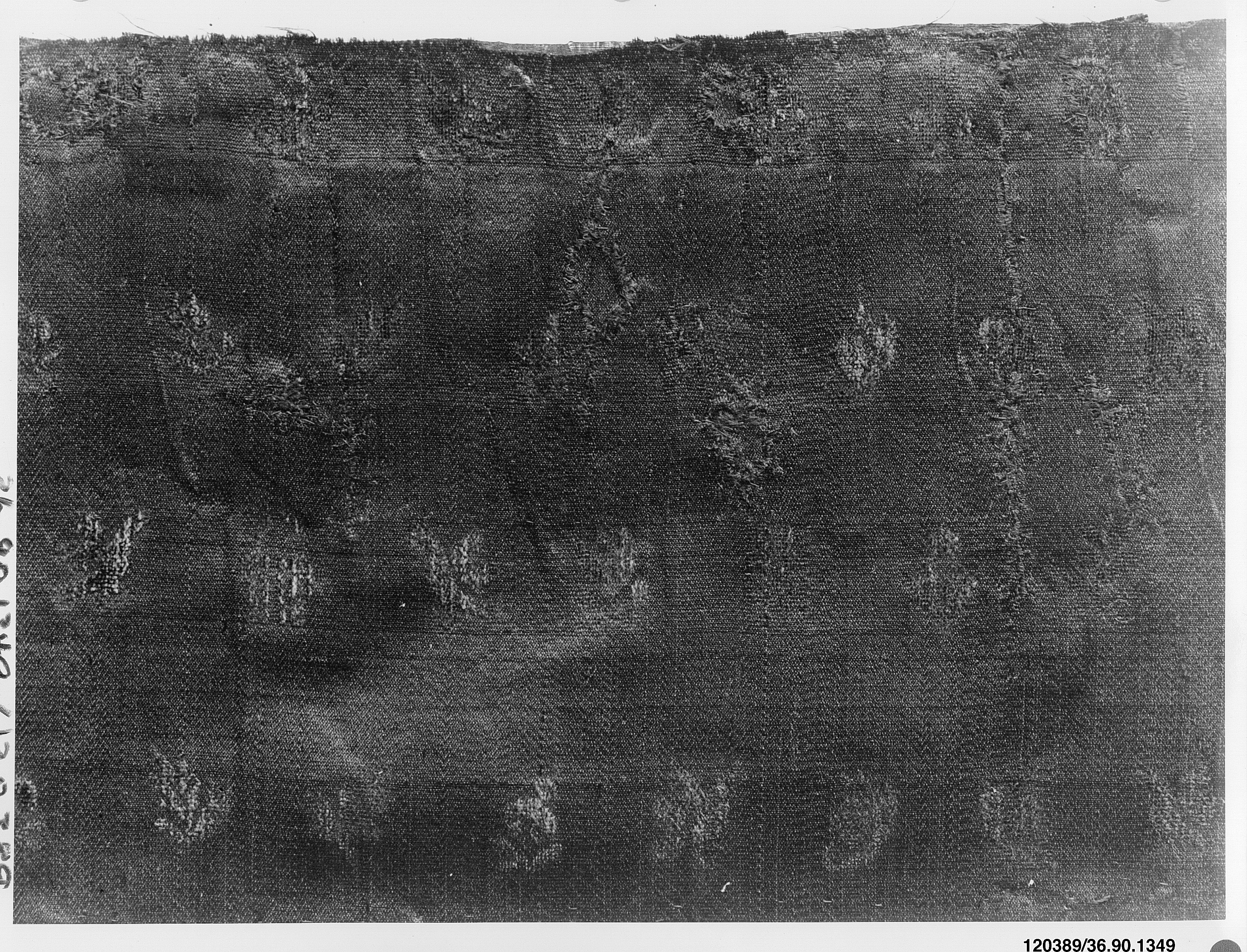 Damaged Ancient Textile Fragment