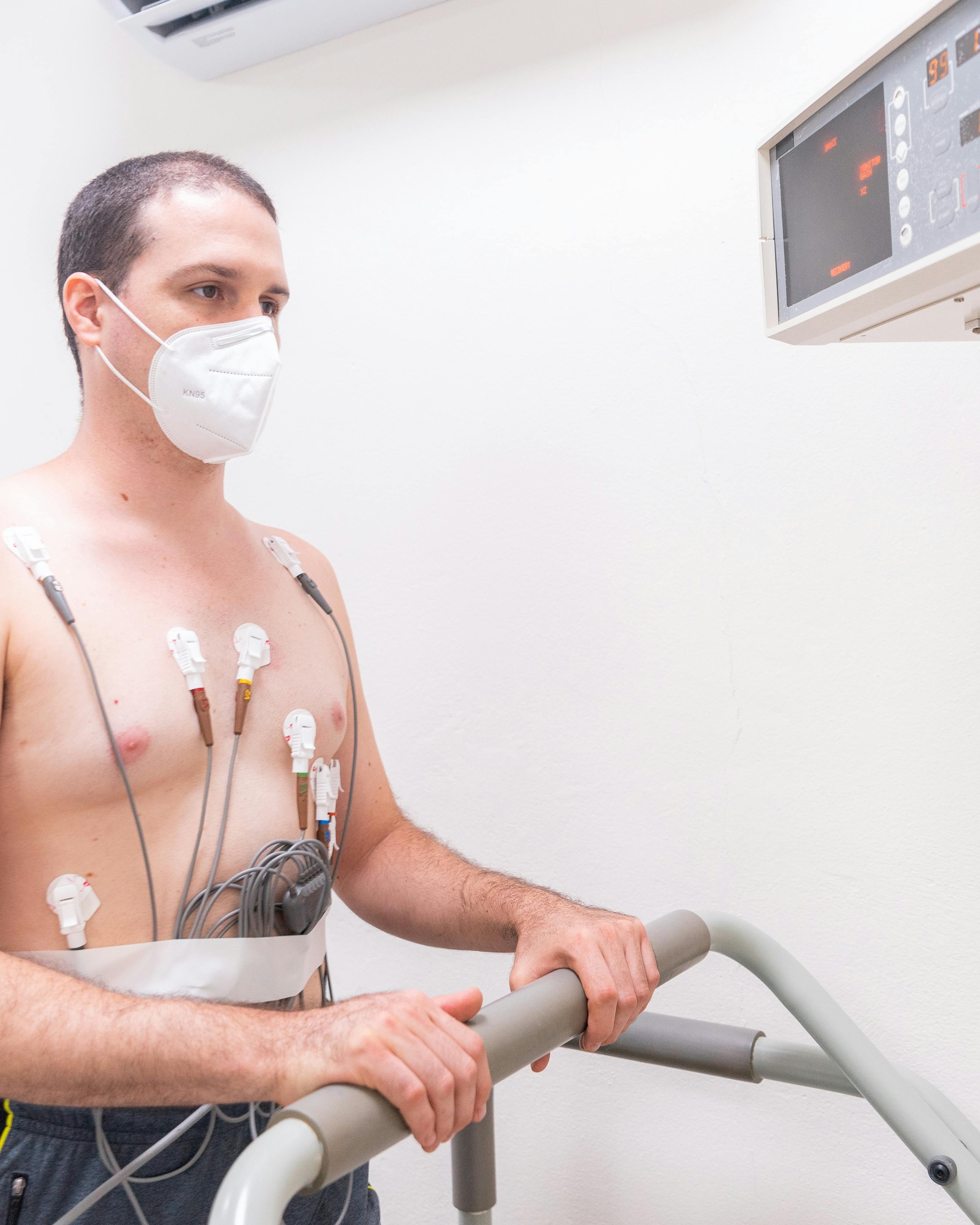 Patient Undergoing Cardiac Stress Test