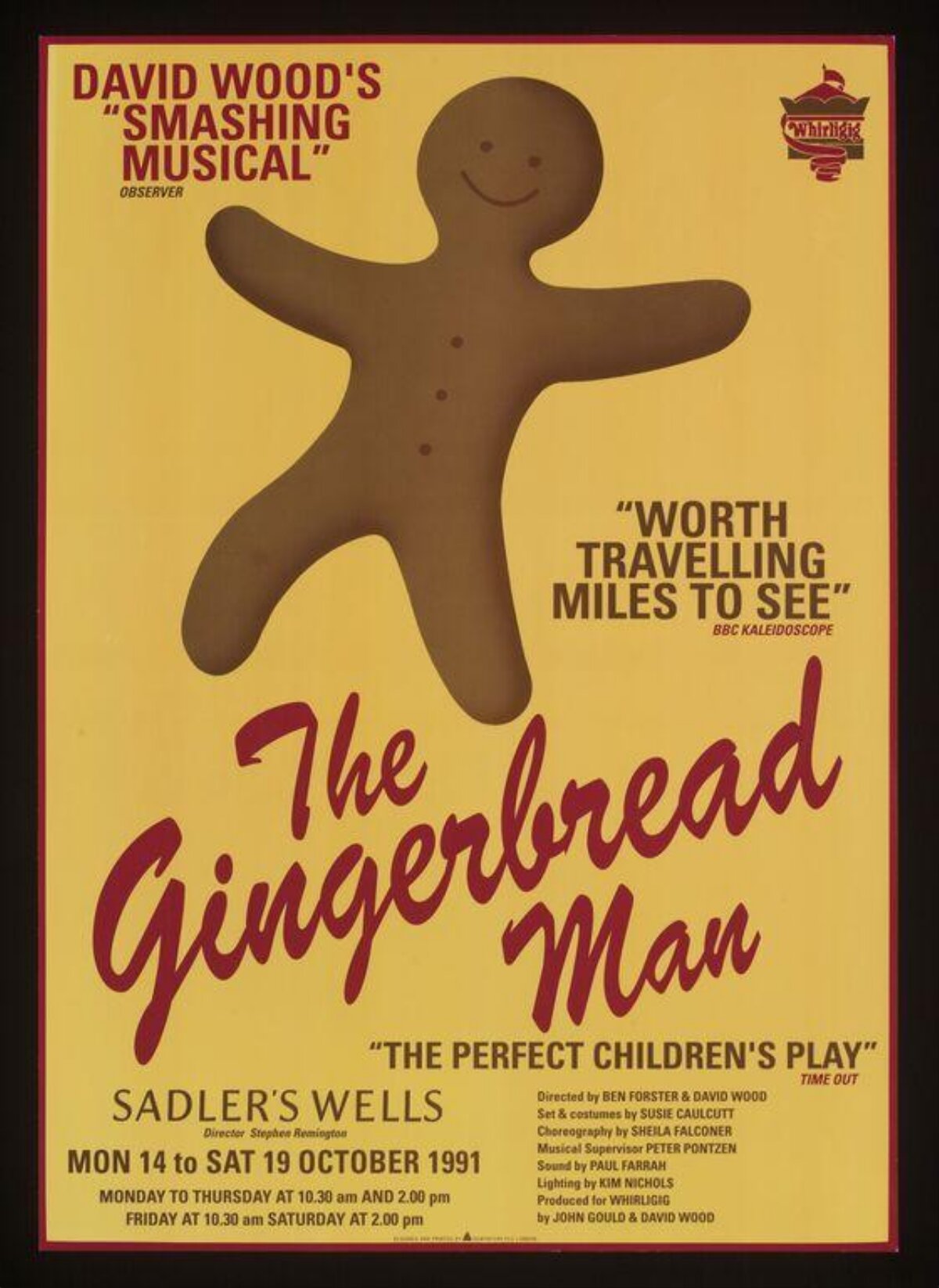 The Gingerbread Man Musical Poster