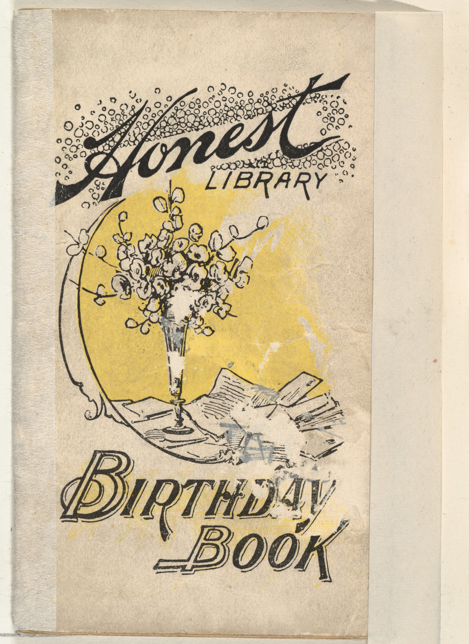 Vintage Honest Library Birthday Book Cover — Book Covers