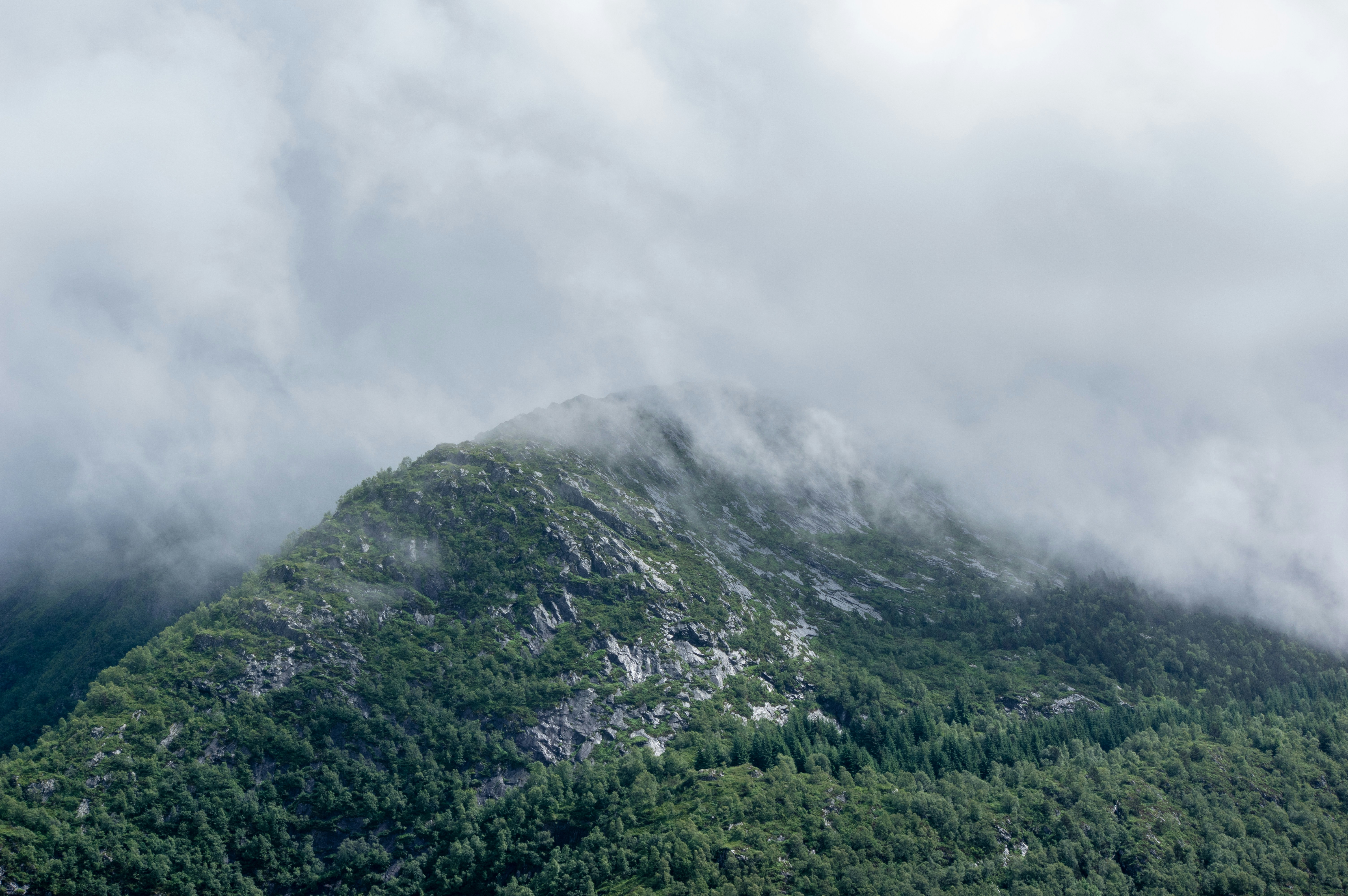Cloud-covered Green Mountain