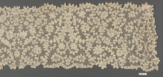 Antique Handmade Lace Border