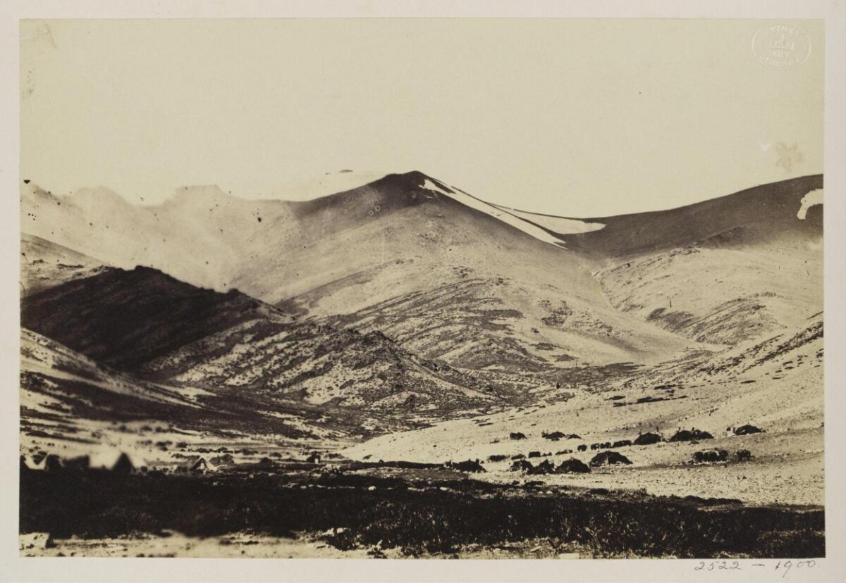Vintage Mountain Valley Nomad Camp