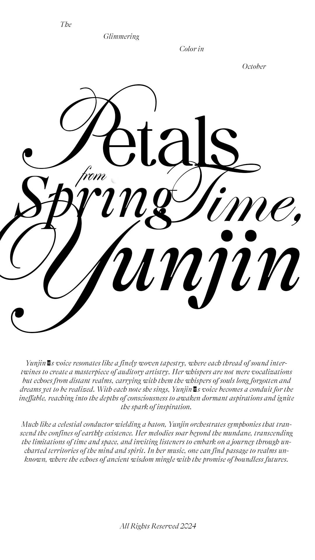 Petals from Springtime Yunjin