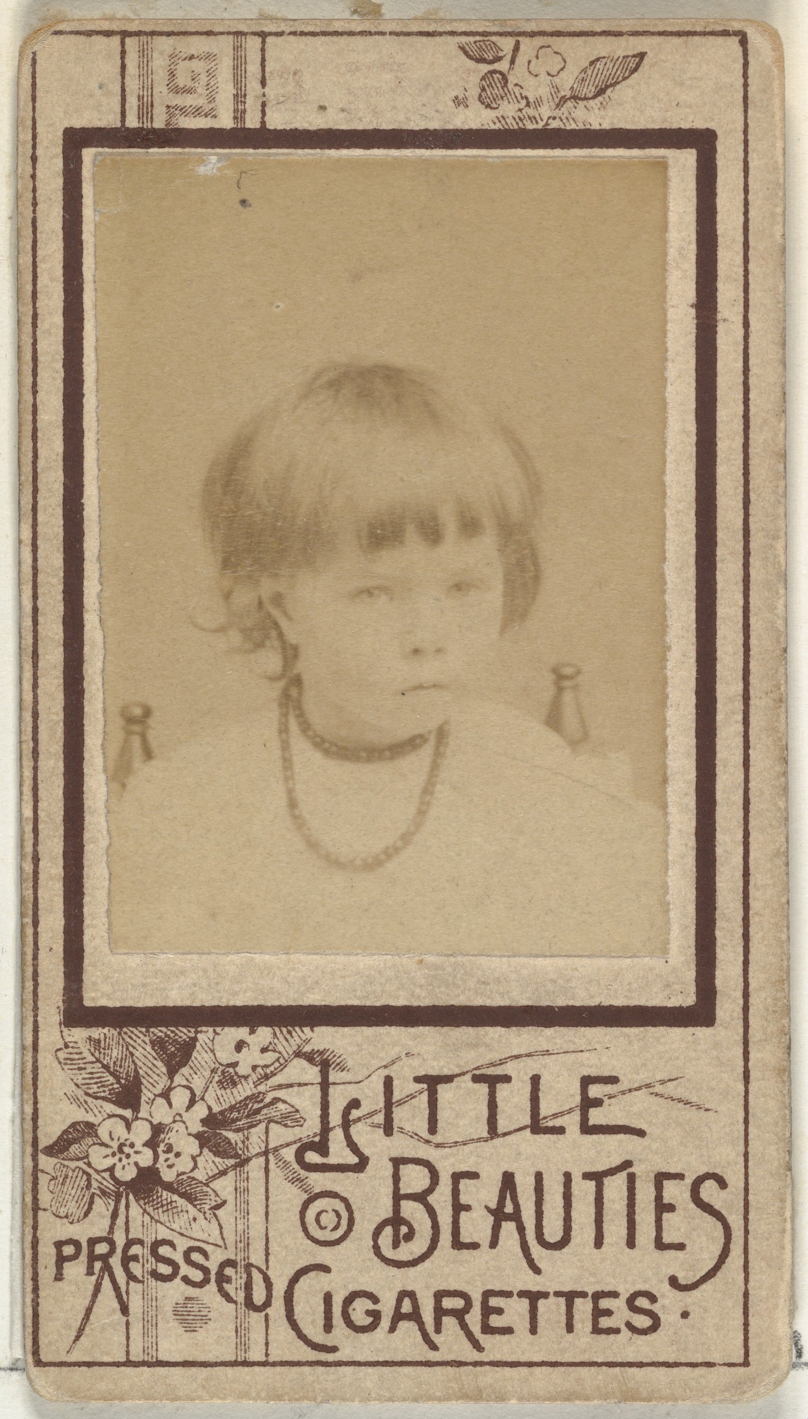 Vintage Little Beauties Cigarette Card Portrait