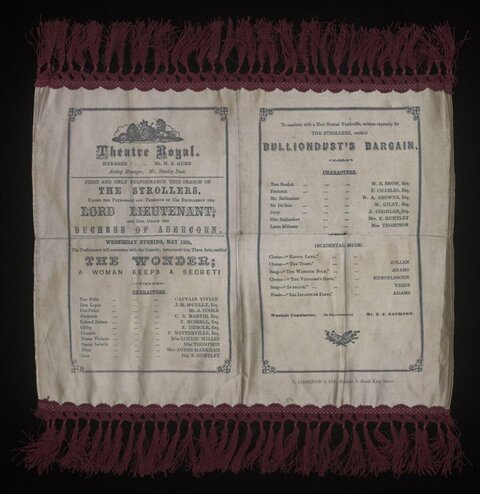 Theatre Royal Silk Performance Program