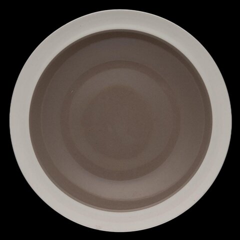 Round Two-tone Ceramic Plate