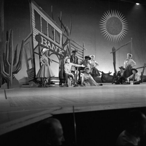 Western Themed Stage Performance