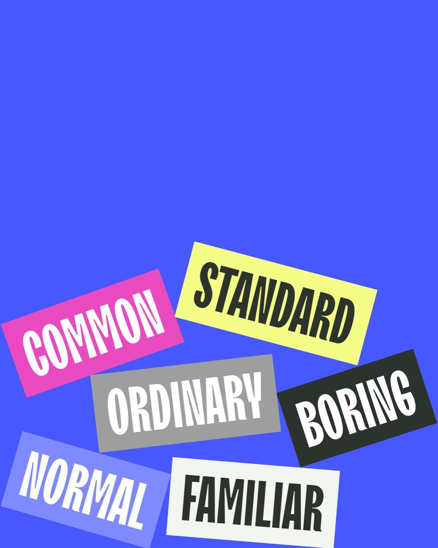Ordinary Synonyms Graphic
