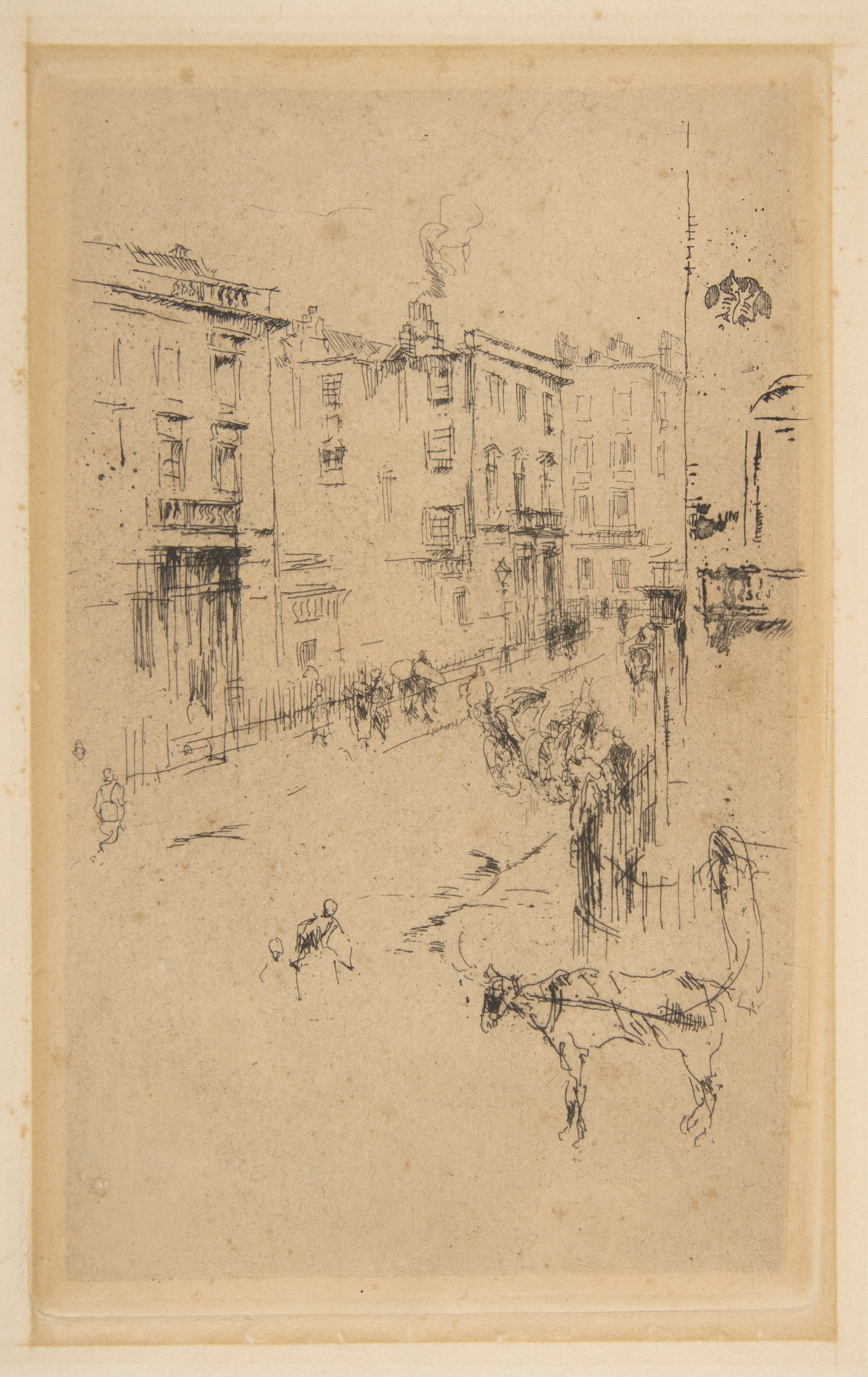 City Street Ink Sketch