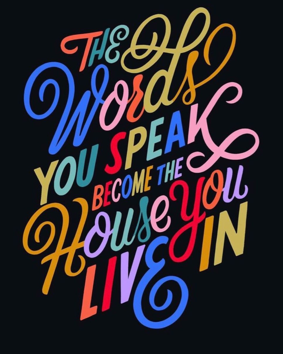 Colorful Inspirational Quote Lettering