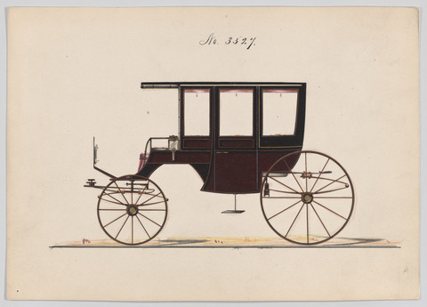 Design Drawing of Horse-drawn Carriage