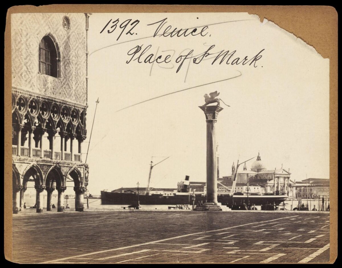 Venice St Mark's Square Vintage Photo