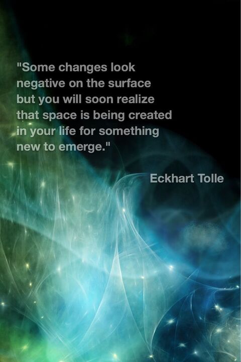 Eckhart Tolle Quote About Change