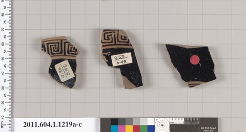 Three Ancient Pottery Fragments