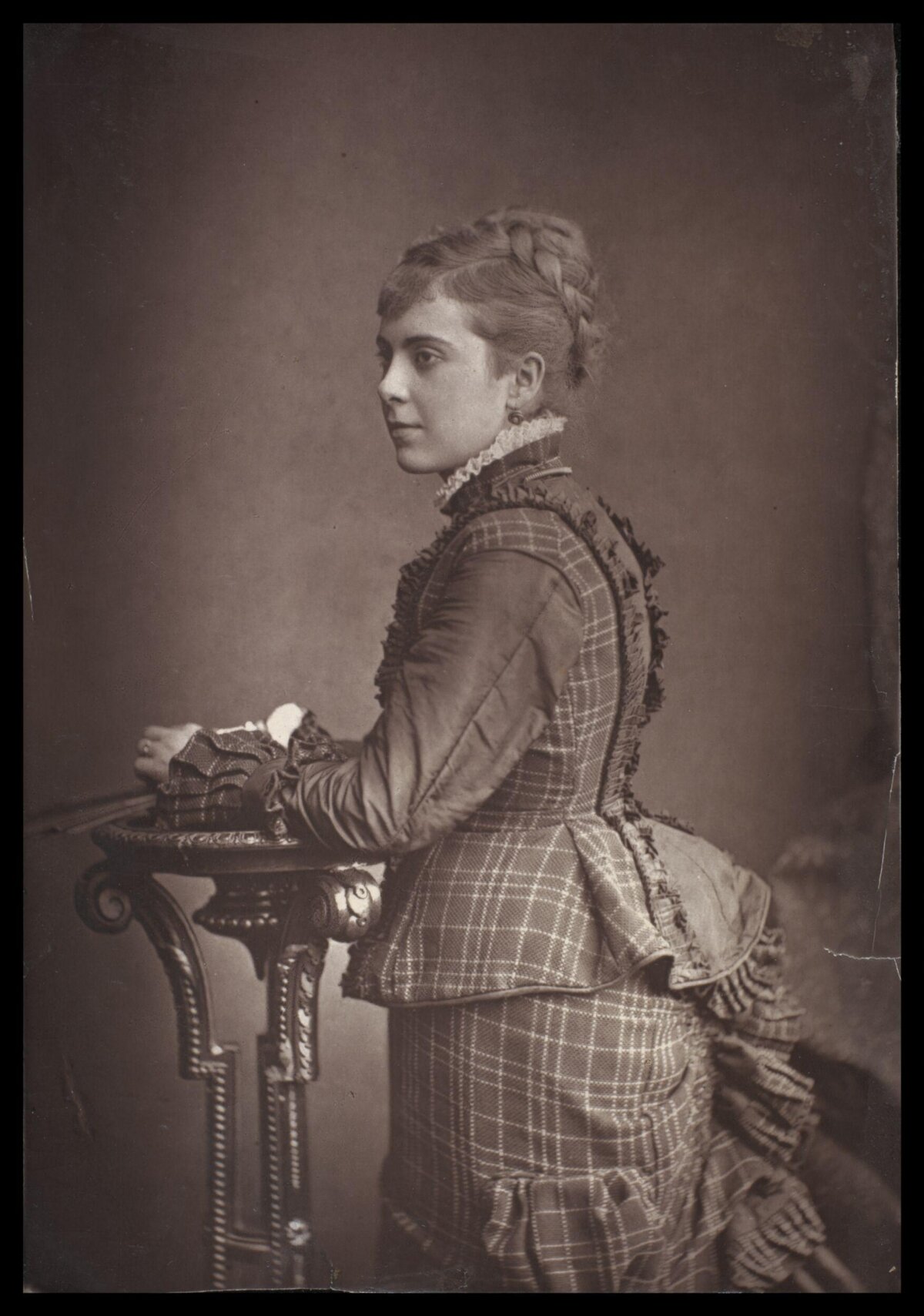 Victorian Woman Studio Portrait
