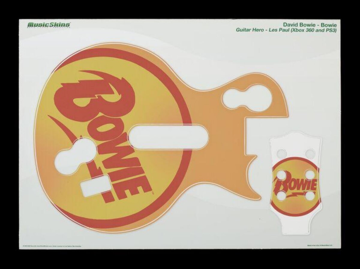 David Bowie Guitar Hero Guitar Skin — Games