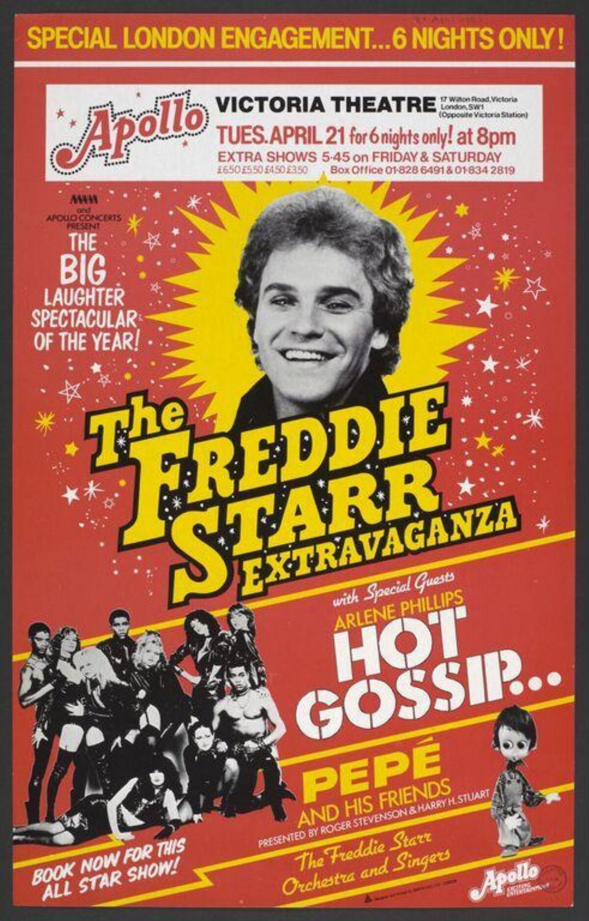 Freddie Starr Extravaganza Show Poster
