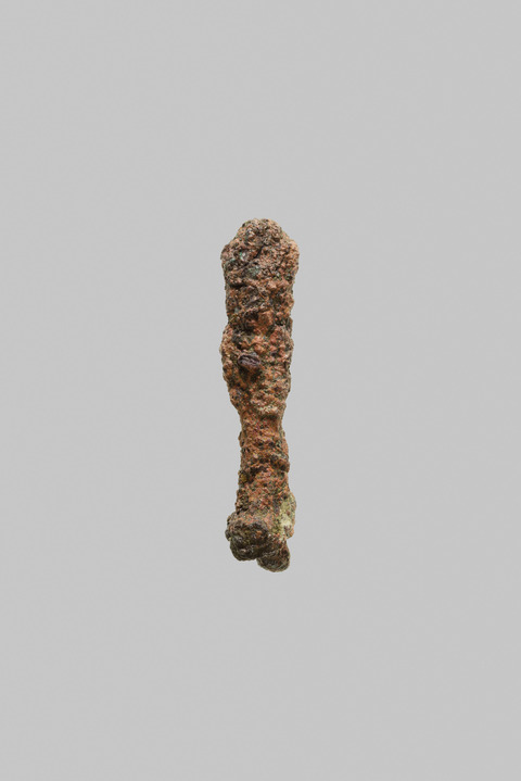 Corroded Ancient Bronze Artifact
