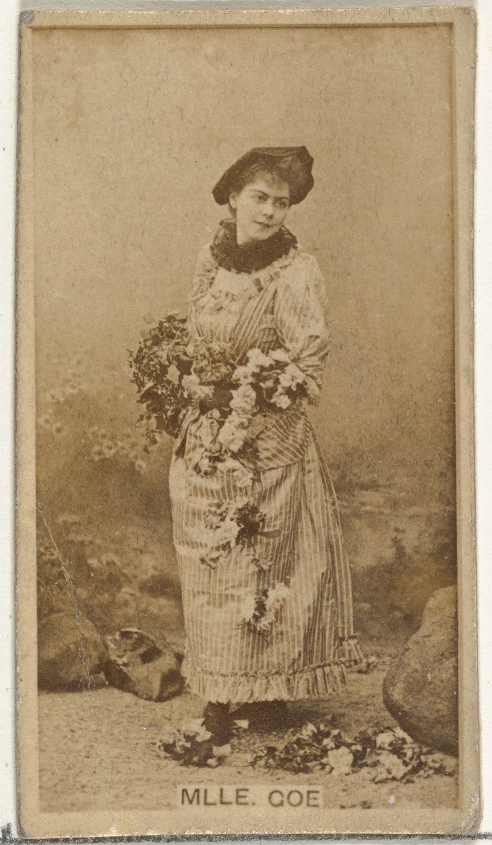 Vintage Portrait of Mlle. Goe