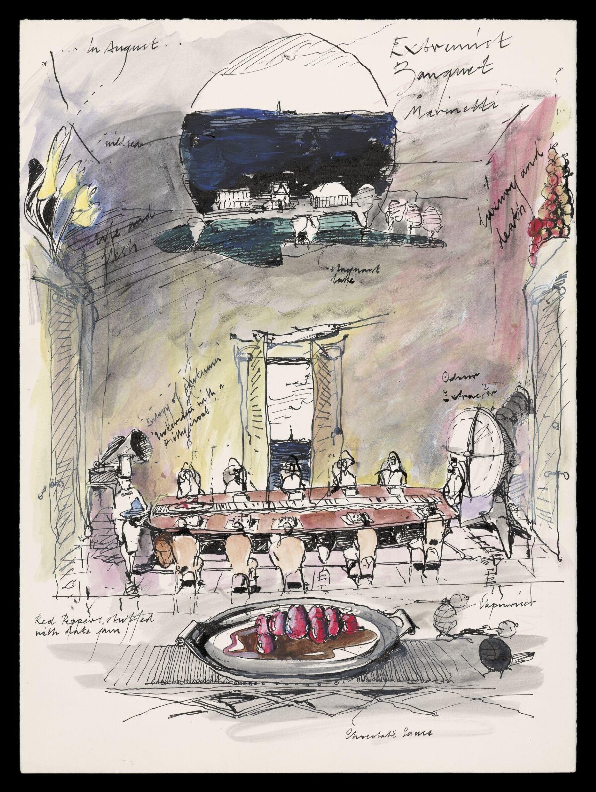 Extremist Banquet Design Sketch