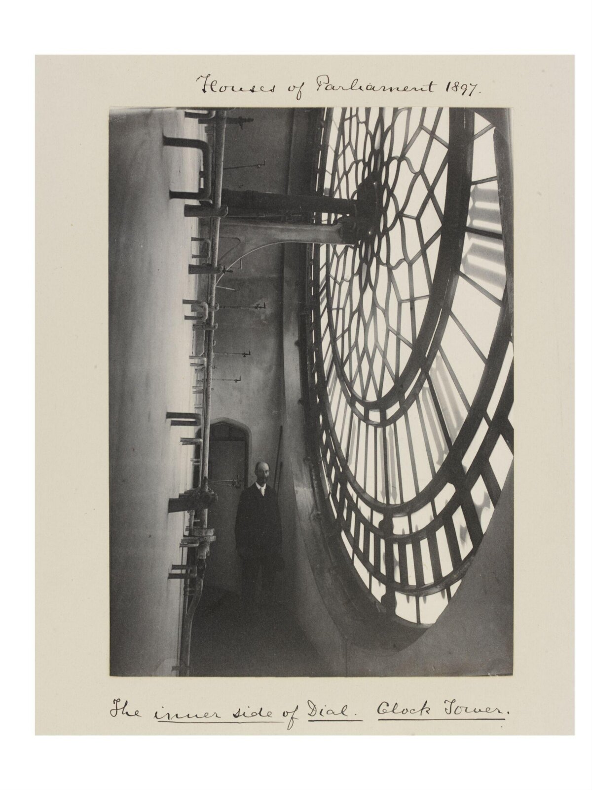 1897 Inner View of Parliament Clock Dial