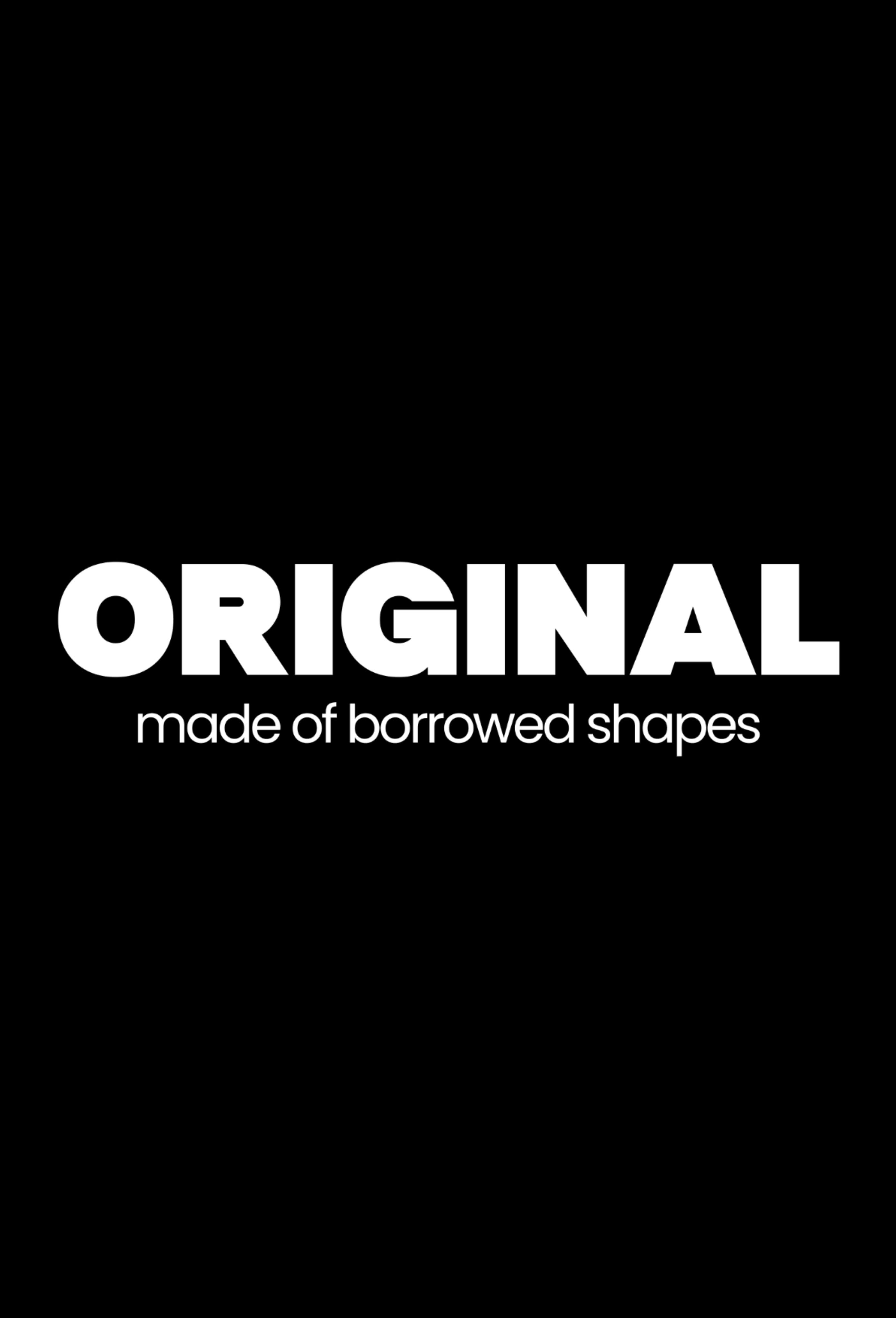 Original Quote Minimal Typographic Graphic