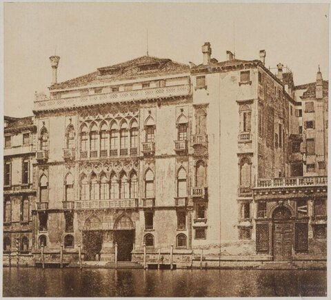 Old Photo of Venetian Canal Palace