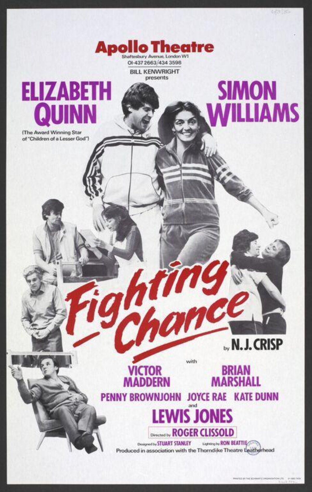 Fighting Chance Apollo Theatre Poster