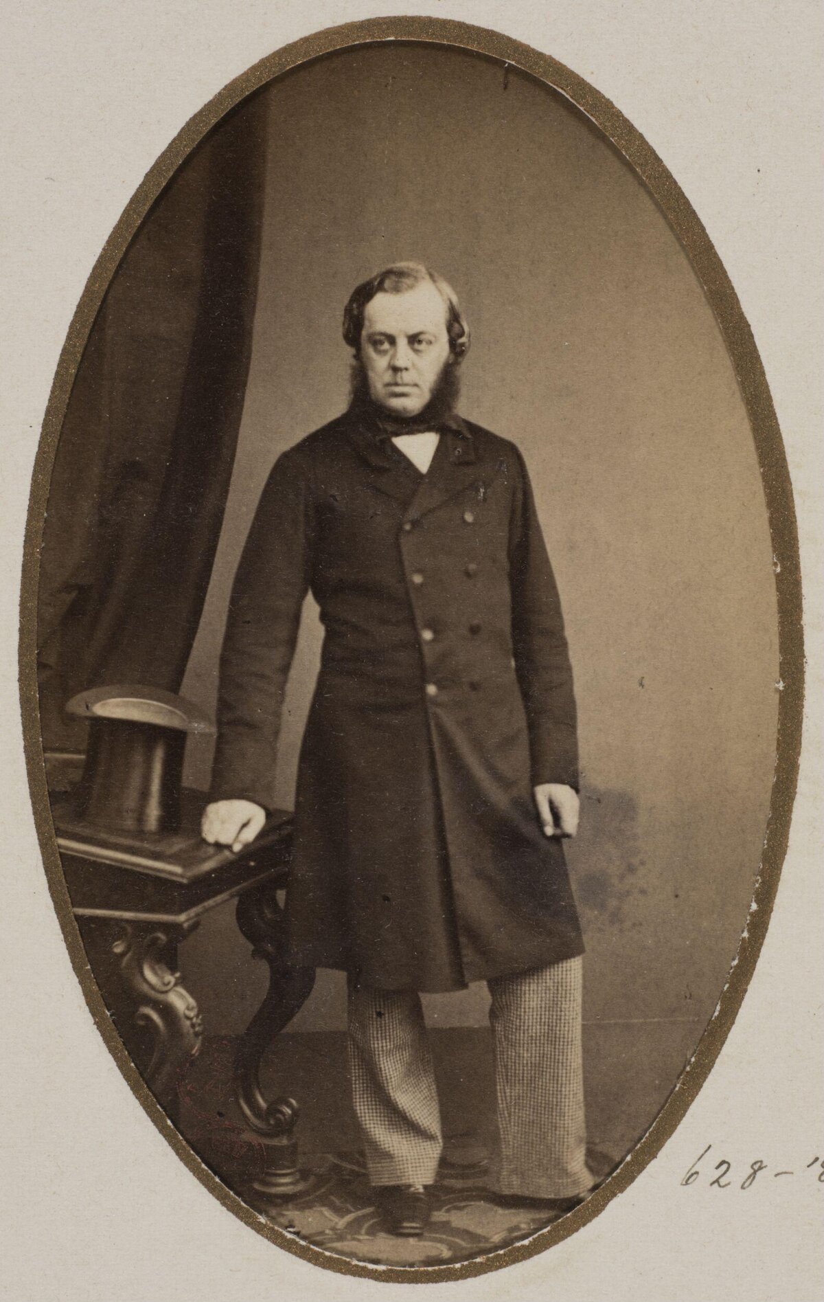 Oval Portrait of 19th Century Gentleman