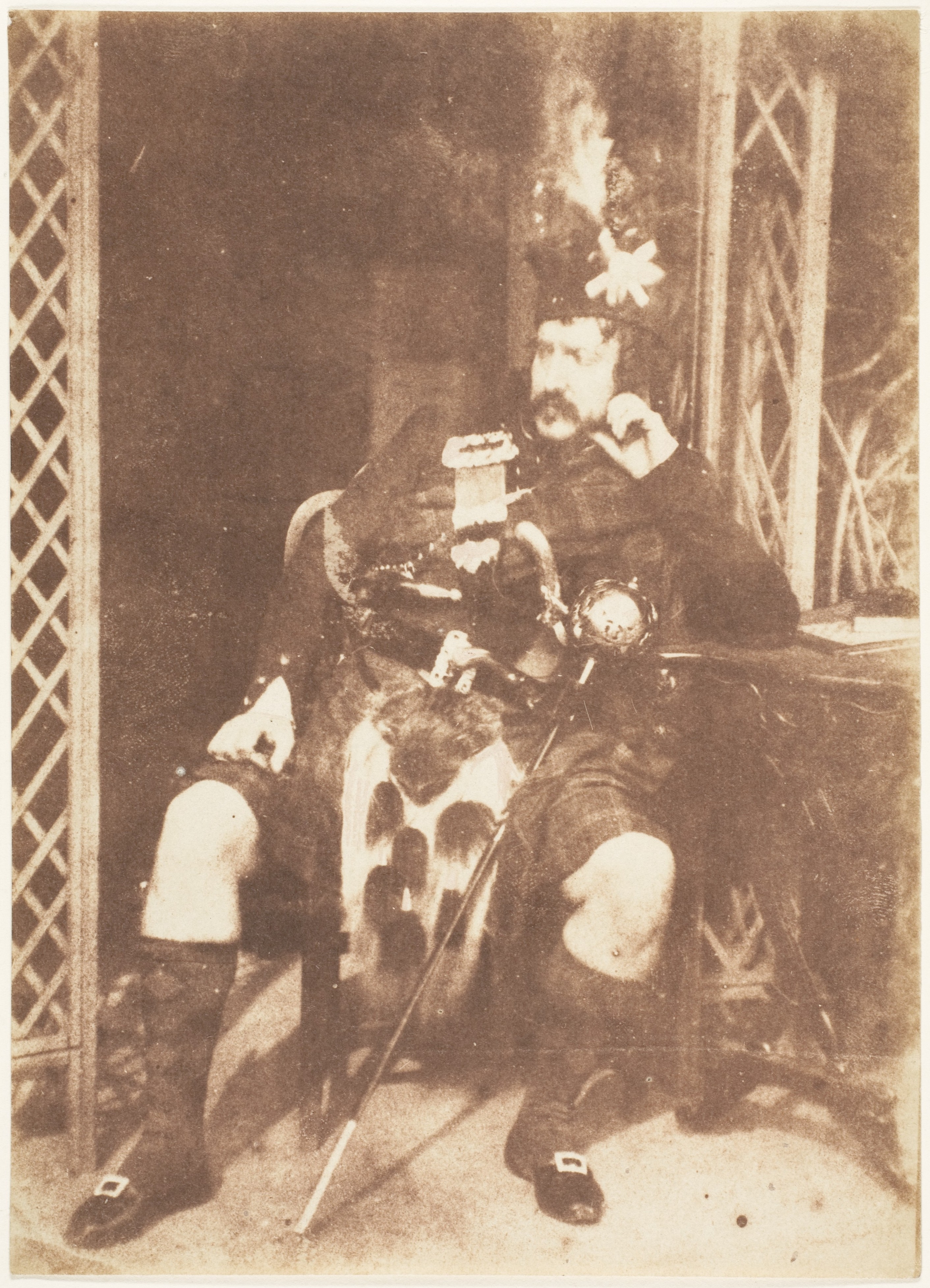 Portrait of Man in Scottish Highland Dress