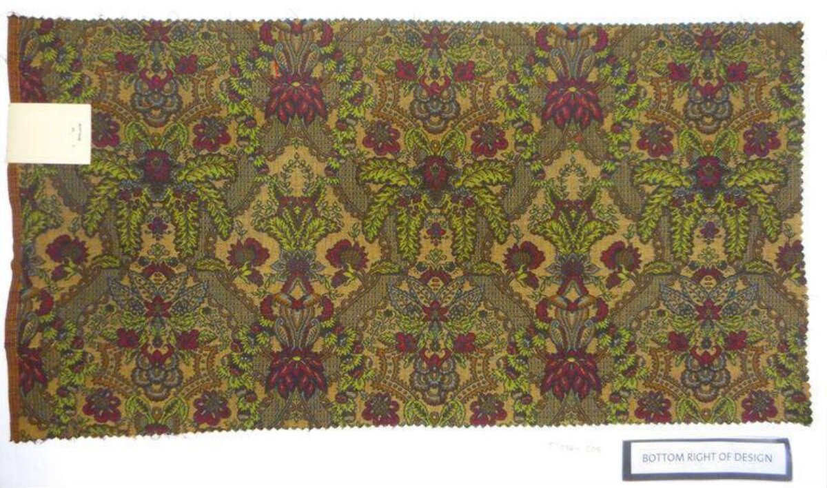 Vintage Floral Textile Pattern