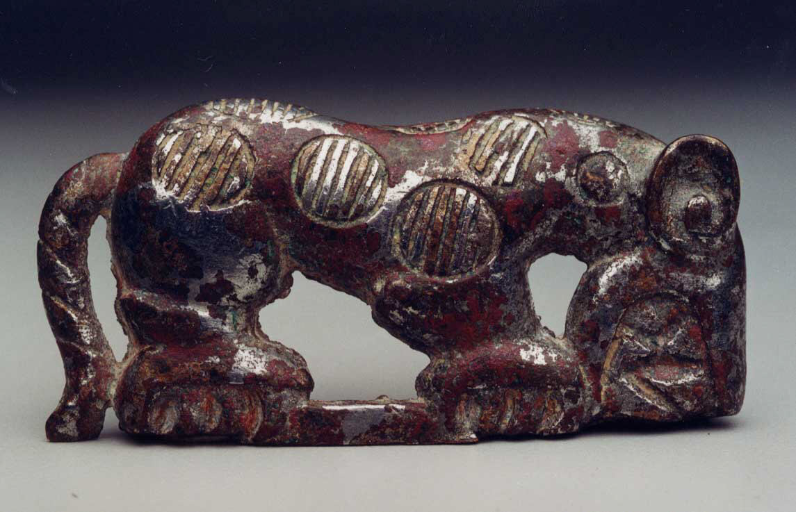 Ancient Bronze Tiger Ornament