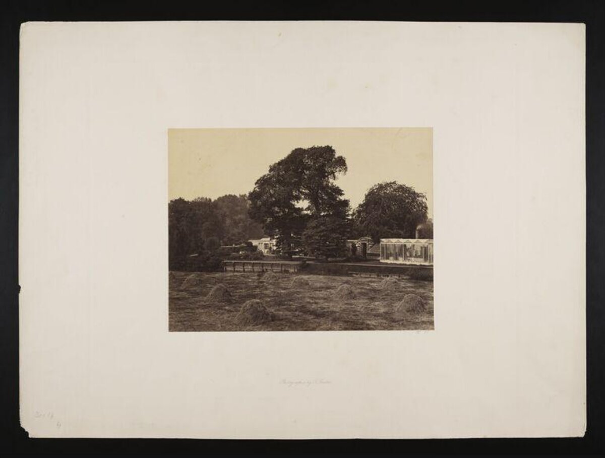 Vintage Country Hayfield Estate View
