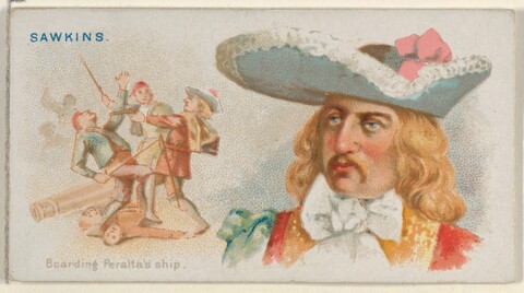 Sawkins Boarding Peralta's Ship