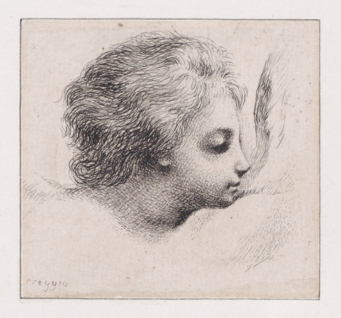 Child Head Profile Sketch