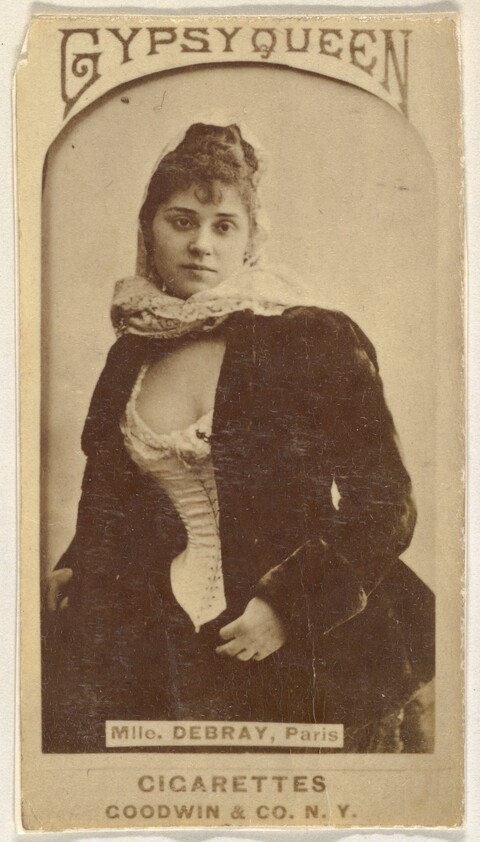 Vintage Gypsy Queen Cigarette Card Portrait
