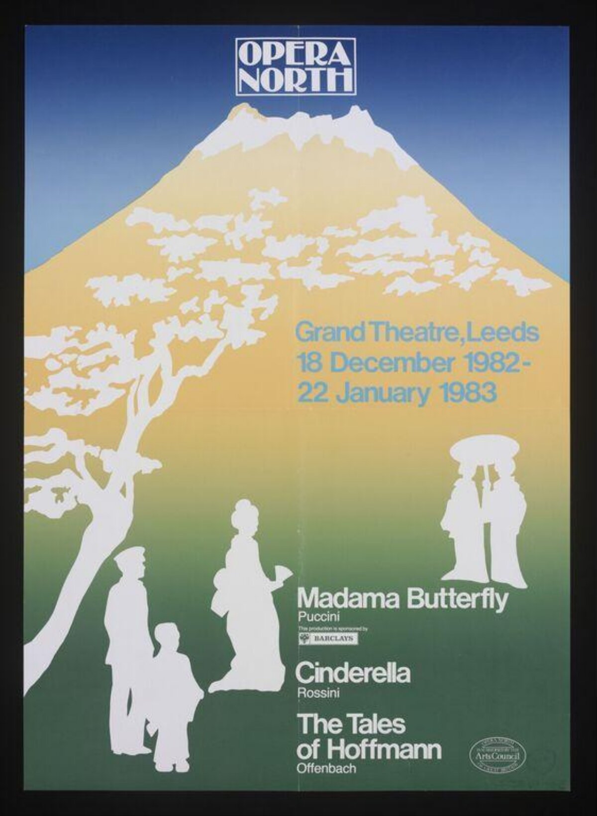 Opera North 1982 Opera Season Poster