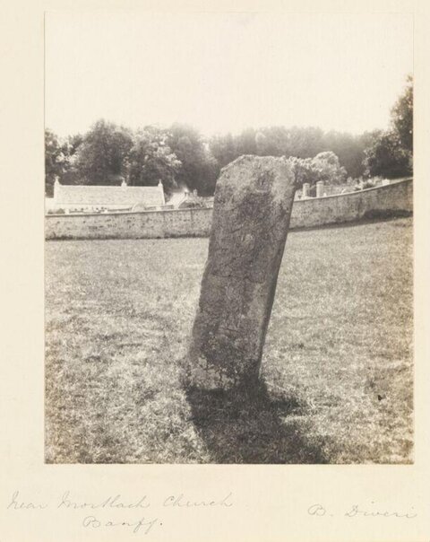 Standing Stone Near Invernoch Church Banff