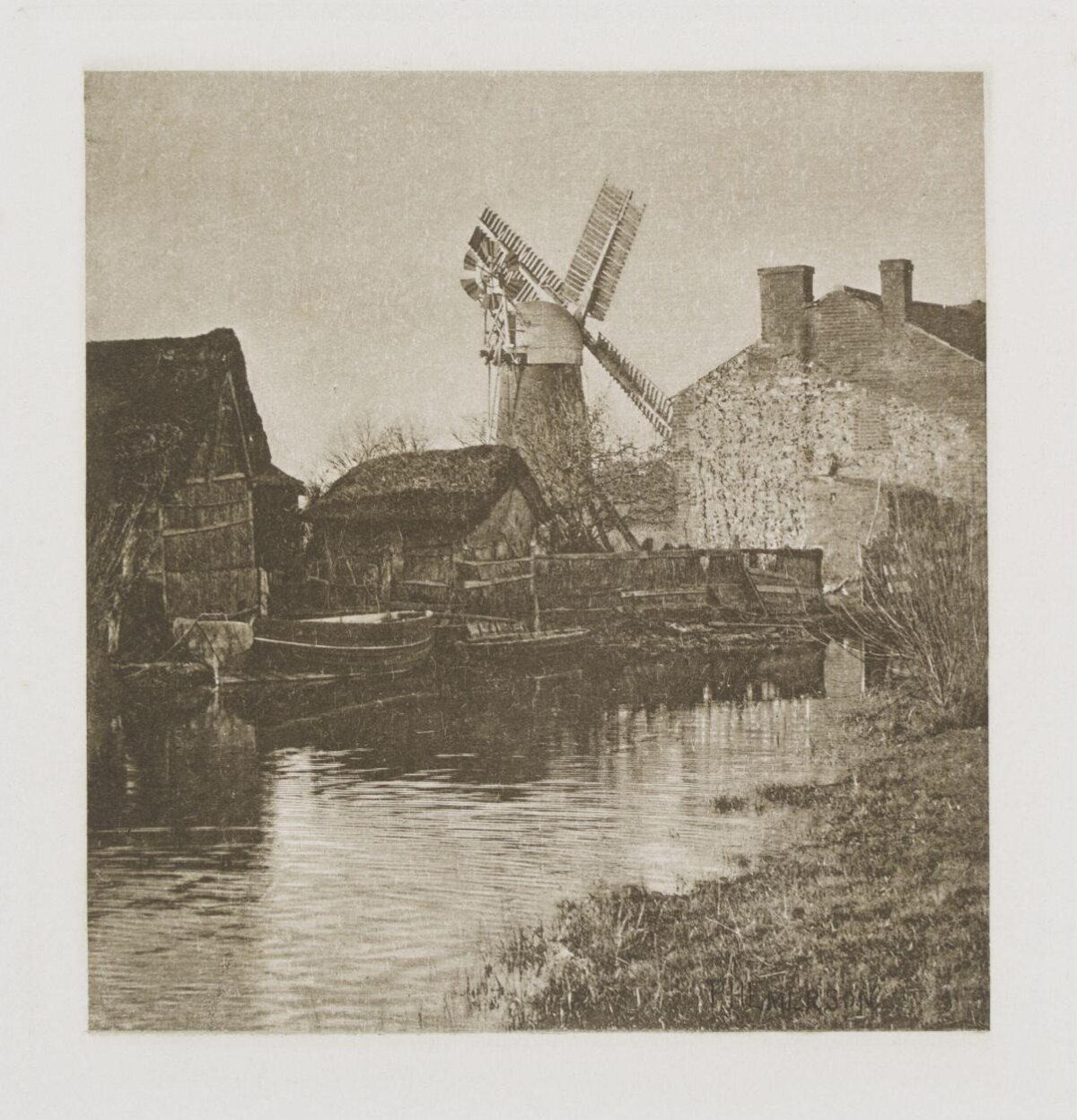 Old Windmill by Riverside