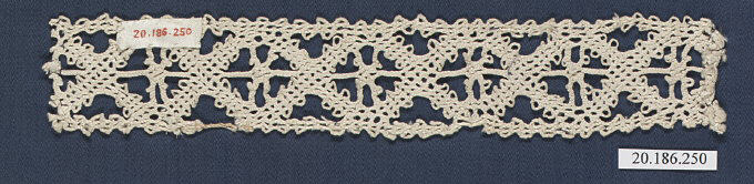 Cataloged Handmade Lace Edging Sample
