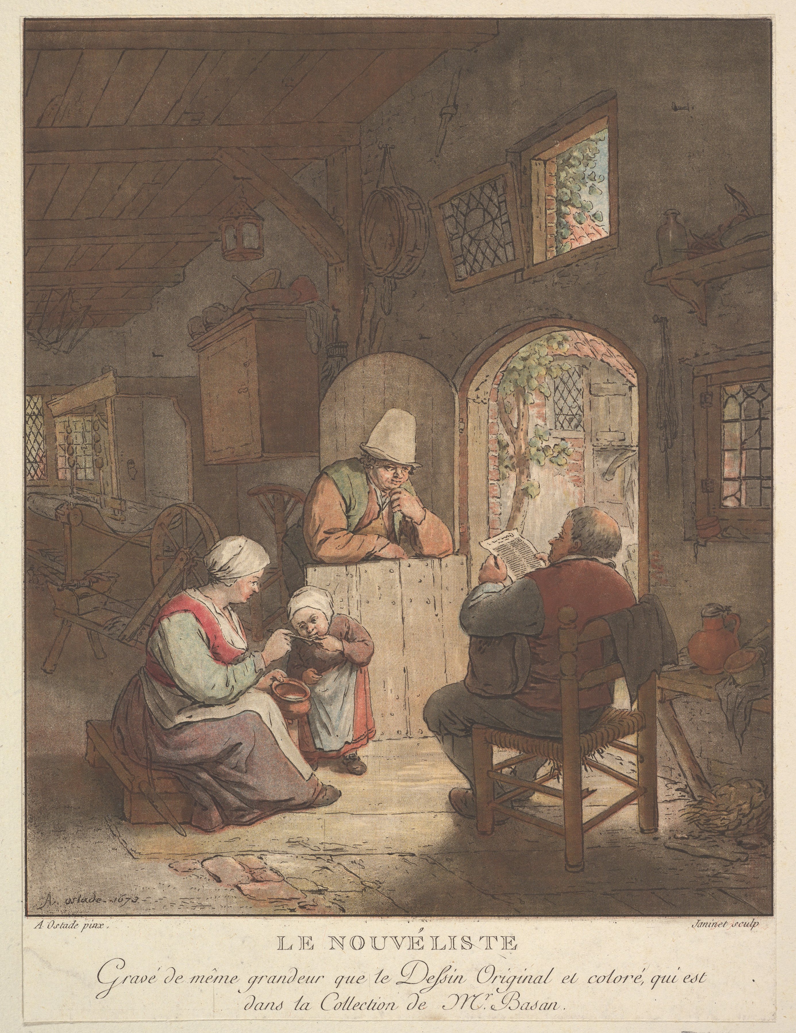 The Newsreader Peasant Interior