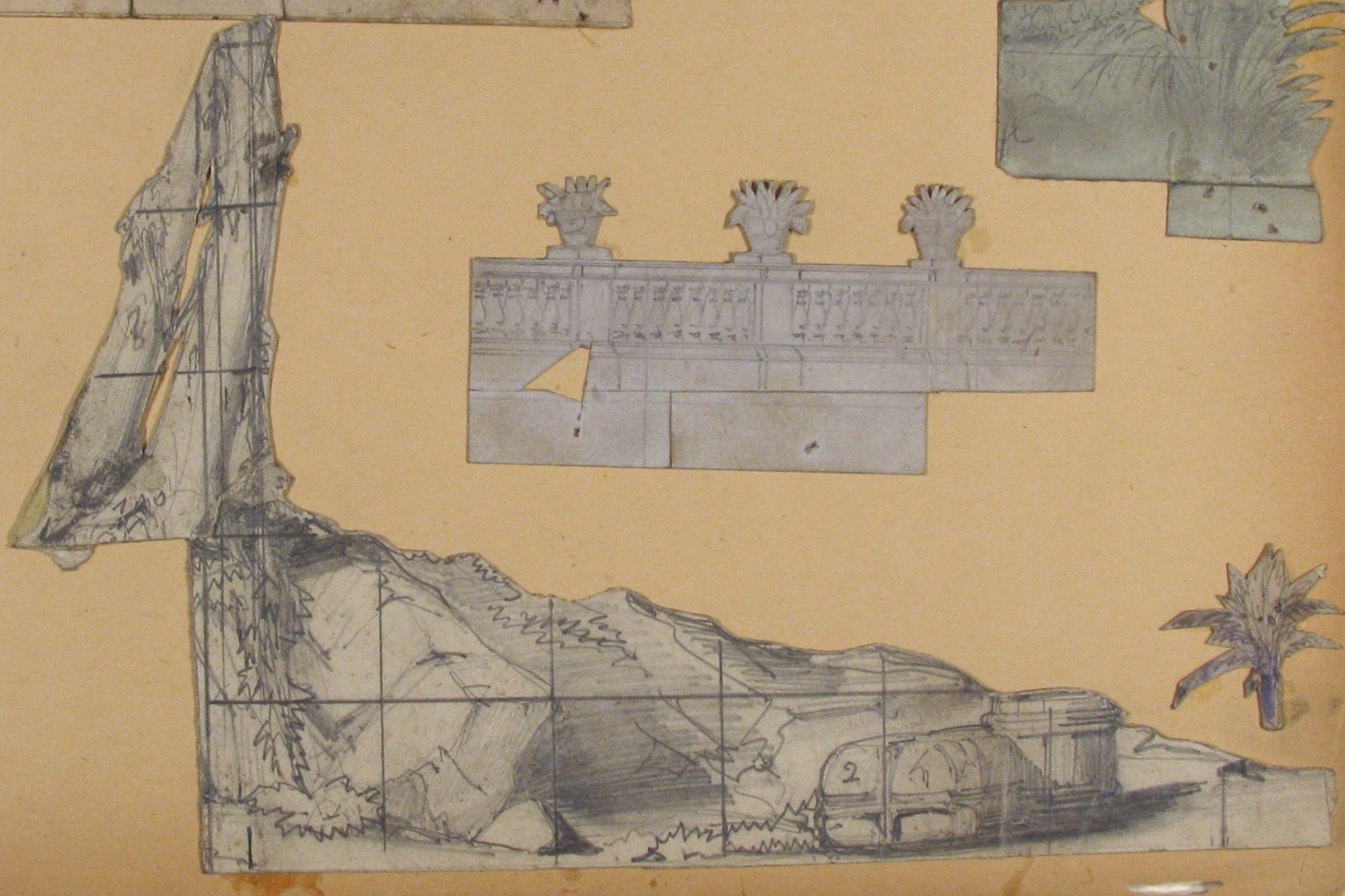 Architectural Landscape Study Sketches
