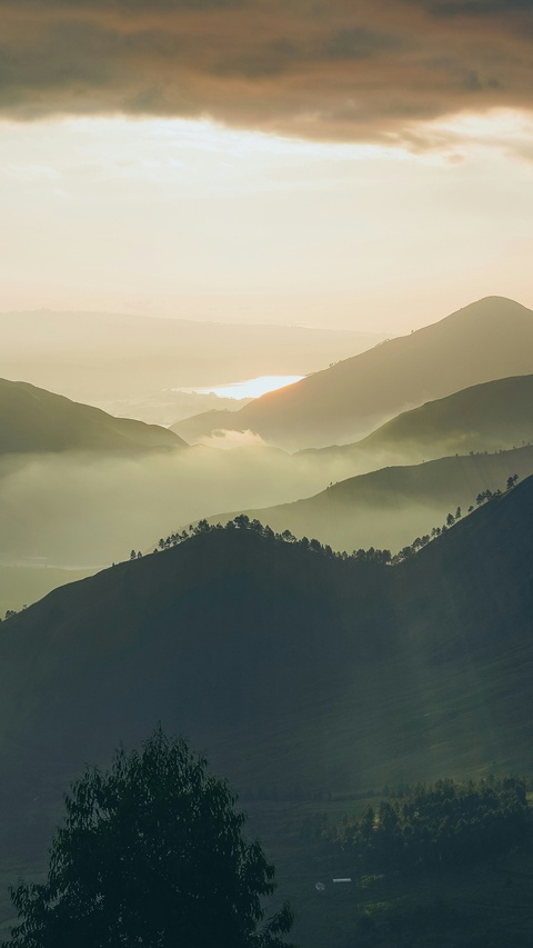 Misty Mountain Sunrise